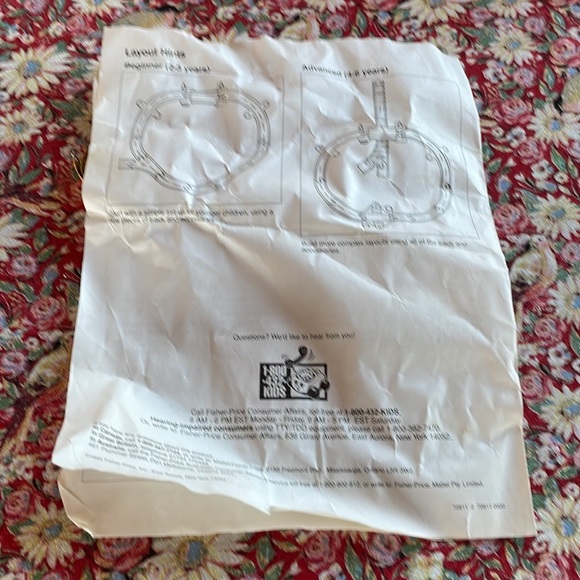 VTG 1992 Fisher Price Flip Track Rail & Road - Picture 16 of 16